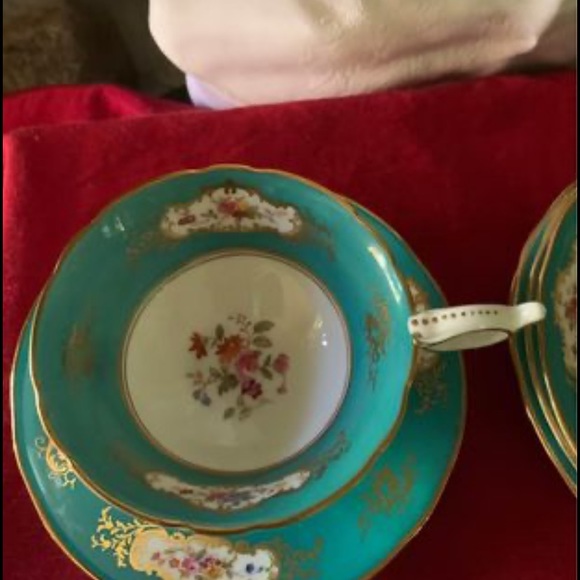 Coalport A.D 1750 Set of 6 cups and saucers - Picture 2 of 7